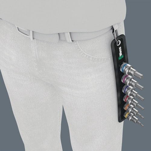 WERA Steckschlüsselsatz Belt C 2 Zyklop 6-tlg.1/2 Zoll 4-10mm f.i6-KT.-Schr.WERA