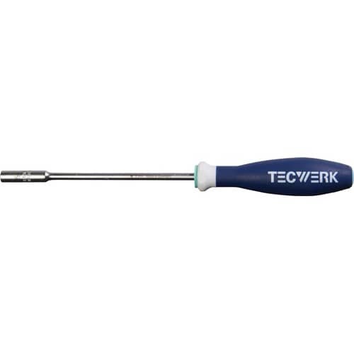 TECWERK Sechskantsteckschlüssel SW 5mm Klingen-L.125mm Gesamt-L.230mm 3K-Griff TECWERK