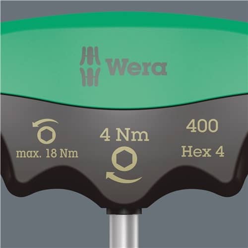 WERA Drehmomentschraubendreher 400 TX TX 20 4 Nm fest eingest.WERA