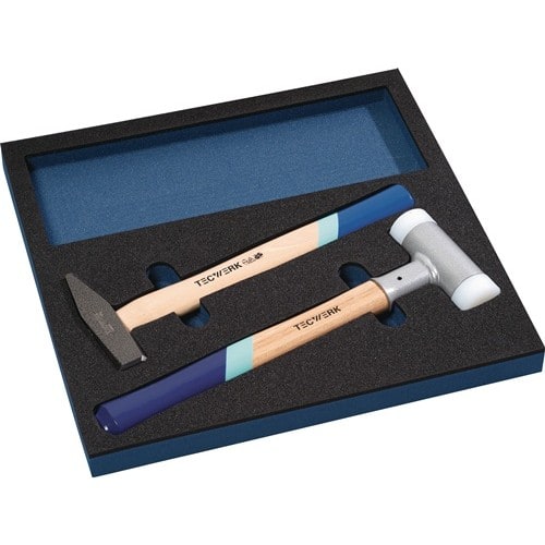 TECWERK Werkzeugmodul 2-tlg.1/3-Modul Schon-/Schlosserhämmer TECWERK