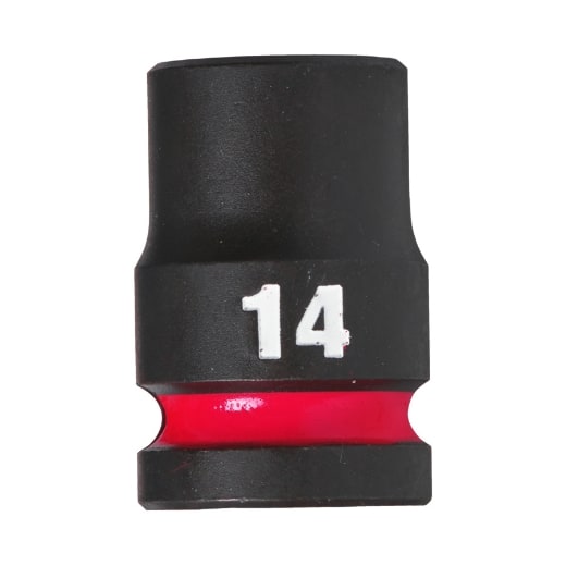 MILWAUKEE 14 x 38 mm SHOCKWAVE Schlagnuss 1/2" kurz