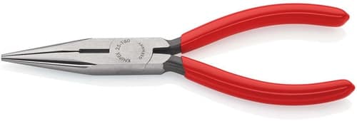 KNIPEX Flachrundzange L.160mm flach/rund ger.pol.Ku.-Überzug KNIPEX