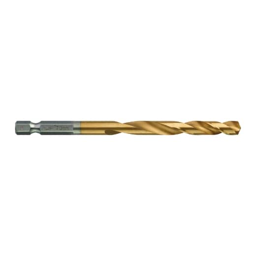 MILWAUKEE 7,0 x 109 mm SHOCKWAVE Metallbohrer HSS-G RED HEX Titan 1/4"