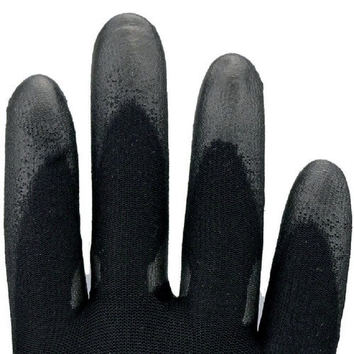 ASATEX Handschuhe Gr.9 schwarz PA m.Soft-Polyurethan ASATEX
