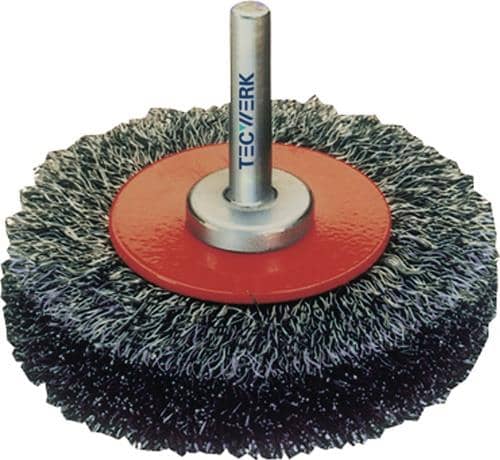 TECWERK Rundbürste D.60mm Drahtstärke 0,3mm STA 18mm 15000min-¹ TECWERK