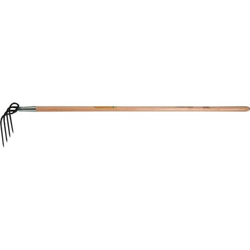 FREUND VICTORIA Kartoffelhacke Zinken-L.190 mm,4 Zinken geschmiedet,m.Stiel