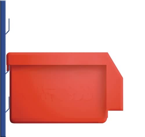 RASTERPLAN Sichtlagerkasten L230xB140xH130mm PE blau RASTERPLAN