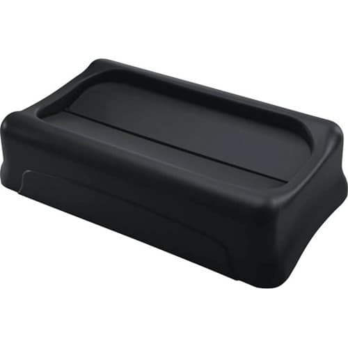 RUBBERMAID Deckel PE schwarz B297xT521mm f.Wertstoffsammler 60/87l Schwingdeckel RUBBERMAID