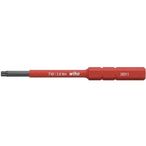 WIHA Wechselkl.SlimBit electric TORX T 10x75mm VDE isol.WIHA
