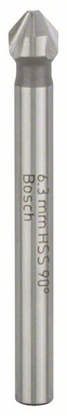 BOSCH Kegelsenker mit zylindrischem Schaft, 6,3, M 3, 45 mm, 5 mm
