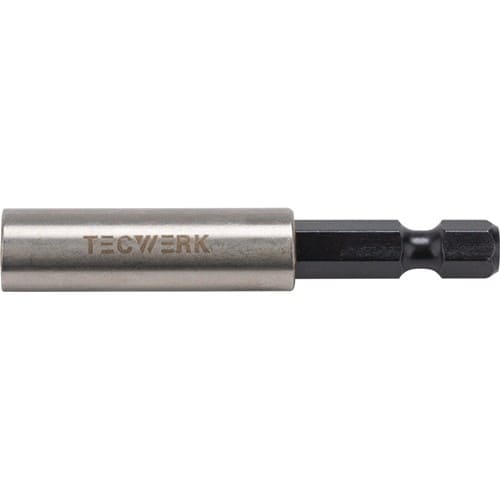 TECWERK Bithalter 1/4 Zoll F 6,3 1/4 Zoll C 6,3 Magnet L.60mm TECWERK