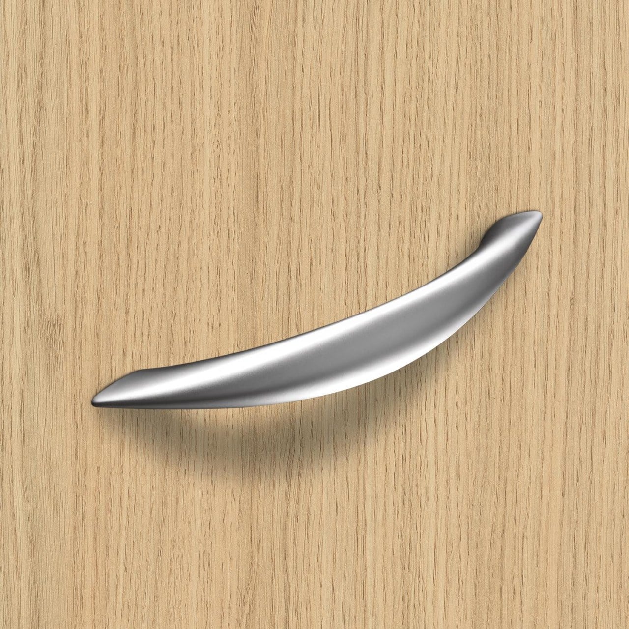 HETTICH Griff Carvo, •–• 128, L 158 mm, B 19 mm, H 30 mm, Edelstahl Optik gebürstet, 9112623