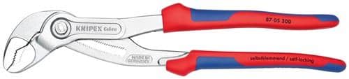 KNIPEX Wasserpumpenzange Cobra® L.300mm Spann-W.60mm verchr.Comfort-Griff KNIPEX