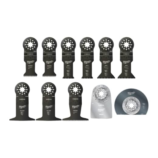 MILWAUKEE 11-teiliges Set Multitool Starlock Zubehör-Set Universal
