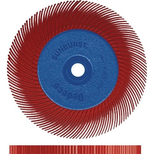 TYROLIT Radialbürste SUNBURST Ø152xB12,7x25,4mm 220 Alox/Korund TYROLIT