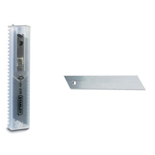 STANLEY Abbrechklinge 0-11-300 L85xB9xS0,43mm 12 Sollbruchstellen 10 St./Spender