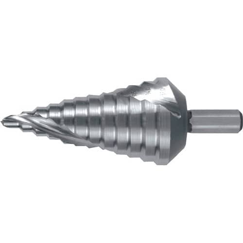 RUKO Stufenbohrer Bohrber.6-37mm HSS Spiralnut Z.2 Stufen 12 RUKO