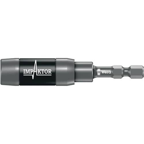 WERA Bithalter 897/4 IMP R f.1/4 Zoll Bits C 6,3 L.75mm m.Ringmagnet WERA