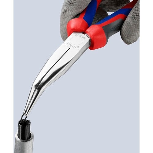 KNIPEX Mechanikerzange L.200mm Form 2 40Grad gew.Comfort-Griff verchr.KNIPEX