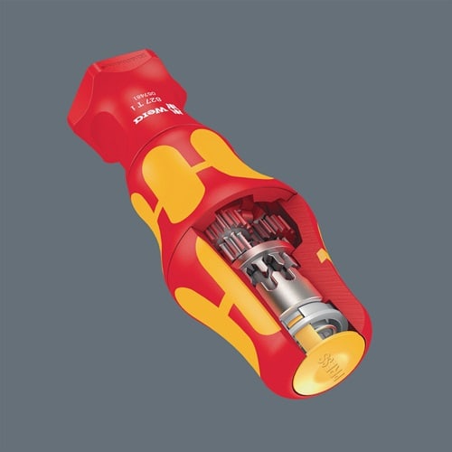 WERA Handgriff 827 T i Kraftform Turbo f.WERA VDE Wechselkl.VDE isol.WERA