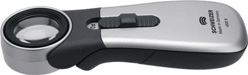 SCHWEIZER Handleuchtlupe Tech-Line CLASSIC LED SCHWEIZER