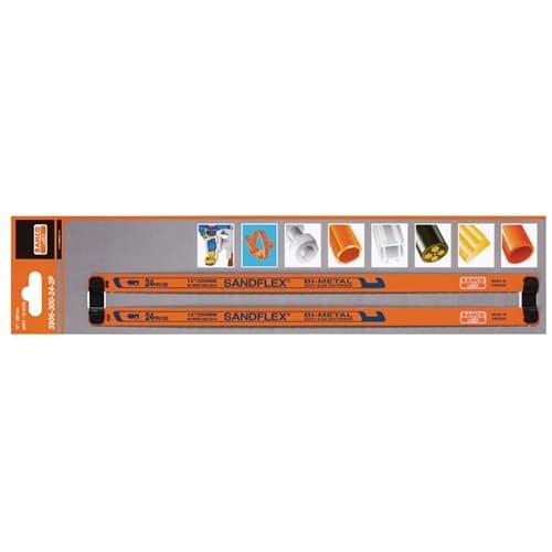 BAHCO Metallsägeblatt Sandflex® L.300mm ZpZ 24 1-s.Bimetall 2 St./Karte BAHCO