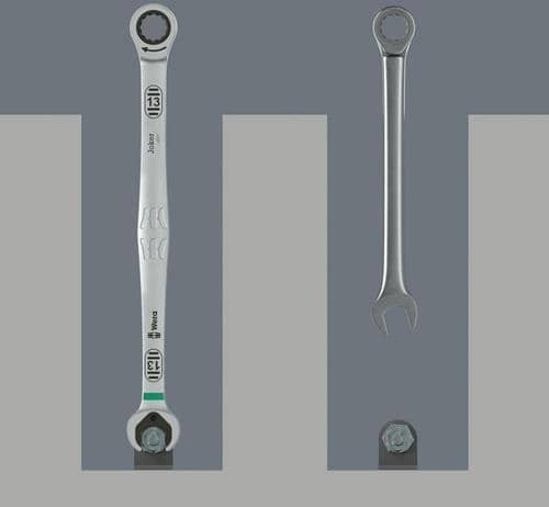 WERA Maulringratschenschlüssel 6007 Joker SW 17mm L.304,5mm WERA