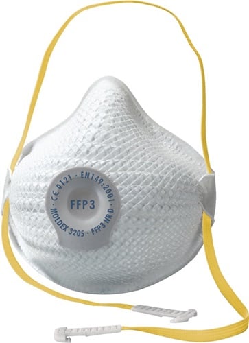 MOLDEX Atemschutzmaske AIR 320501 FFP3 R D m.Ausatemventil faltbar M/L MOLDEX
