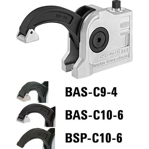 BESSEY BAS Spannhöhe 97mm A.60mm o.AL-Druckschuh offen Bessey