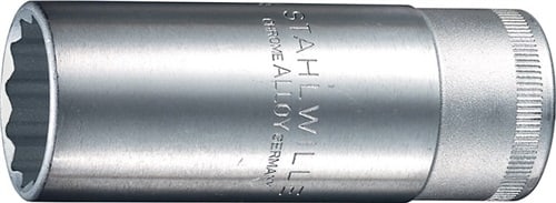 STAHLWILLE Steckschlüsseleinsatz 51 1/2 Zoll 12-kant SW 27mm L.83mm STAHLWILLE