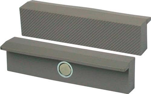 BROCKHAUS Schraubstockschutzbacke f.Backen-B.100mm m.Riffelung PU BROCKHAUS
