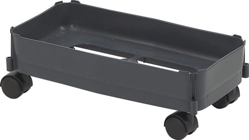 GRAF Fahrwagen m.weichen Rollen Abfallsammler 60l dunkelgrau GRAF