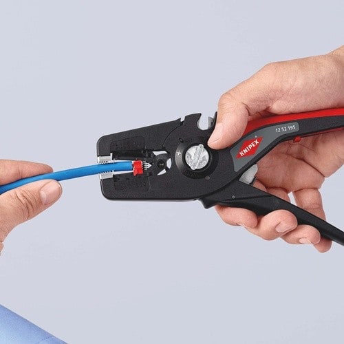 KNIPEX Automatikabisolierzange PreciStrip16 L.195mm 0,08-16 (AWG 28-5) mm² KNIPEX