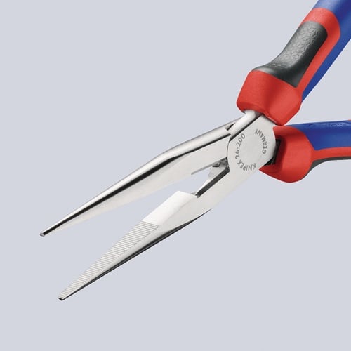 KNIPEX Flachrundzange L.200mm verchr.ger.Comfort-Griff KNIPEX