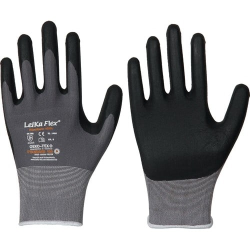 LEIPOLD Handschuhe LeiKaFlex 1466 Gr.9 grau EN420+EN388 PSA II LEIPOLD