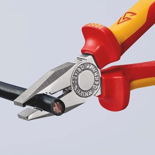 KNIPEX Kombizange L.160mm Mehrkomp.-Hüllen verchr.VDE KNIPEX