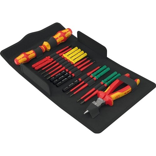 WERA Schraubendrehersatz VDE 17 ext.slim 2 Tool Finder 17-tlg.m.Ratschenfunktion VDE