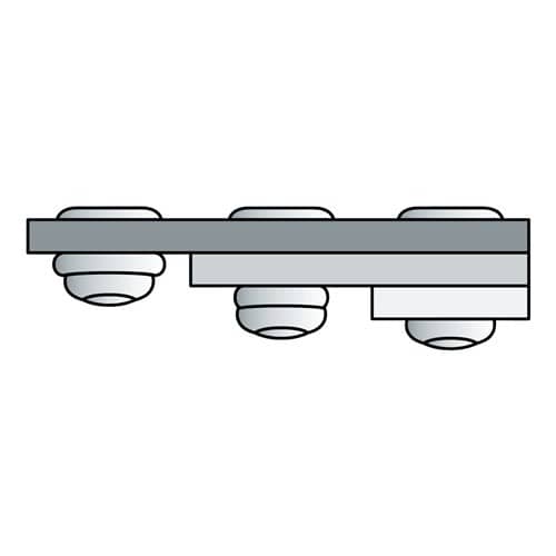 GESIPA Blindniet PolyGrip® Nietschaft dxl 4,0x13mm Alu/Stahl Stand.500 St.GESIPA