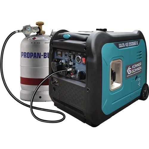 DIMAX Inverter-Stromerzeuger KS 5500iEG S 5 kW Benzin/Gas