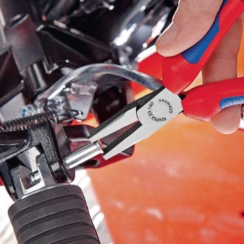KNIPEX Flachzange Gesamt-L.160mm Kopf pol.schwarz atram.Comfort-Griff KNIPEX