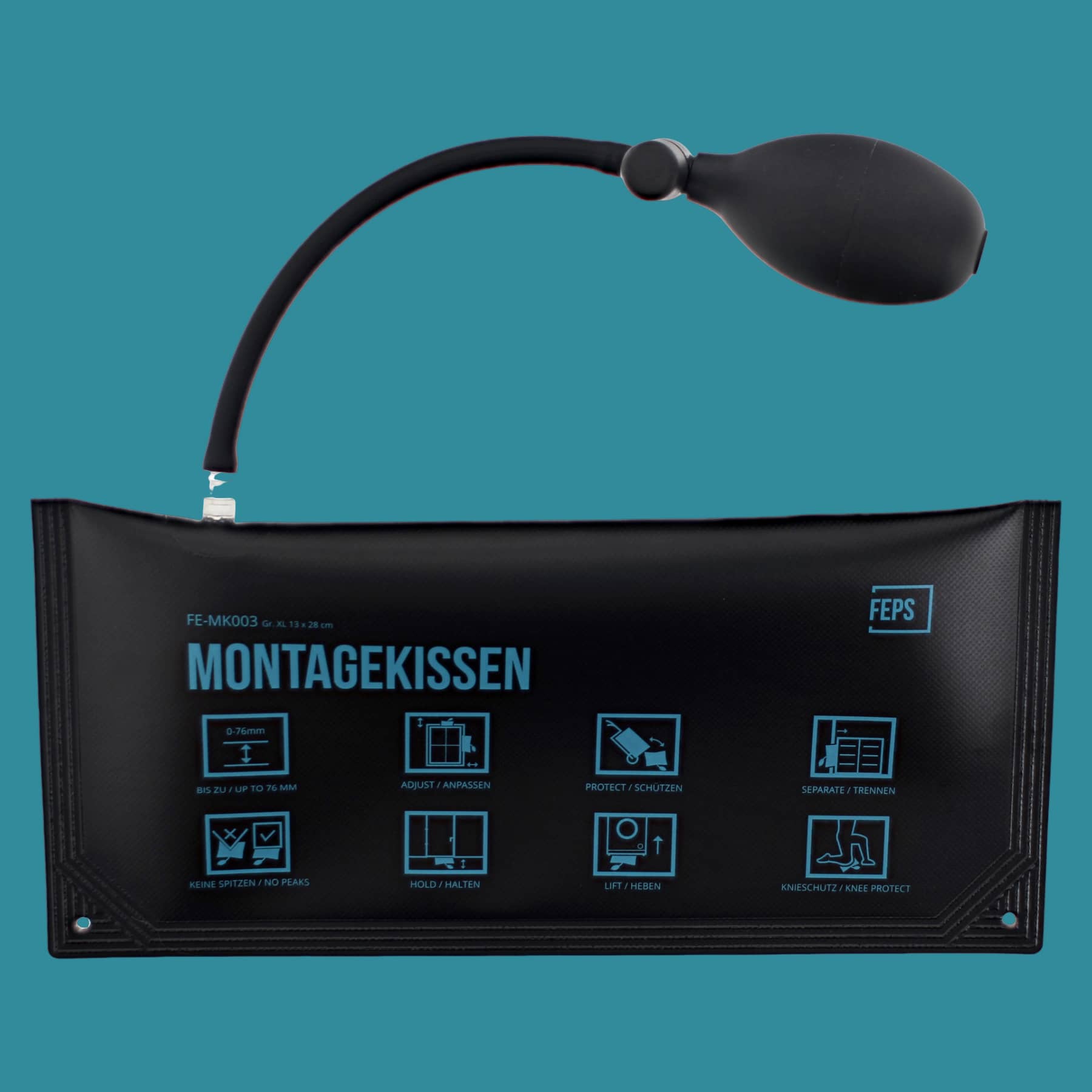 FEPS Tool Montagekissen Gr. XL 13x28 FE-MK003 schwarz