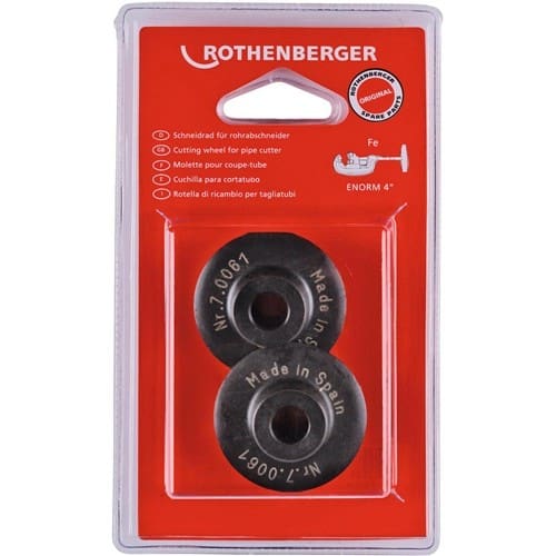 ROTHENBERGER Ersatzschneidrad Schneidrad-D.41mm hochlegiertem,gehärtetem STA Bl.á 2 Stck.