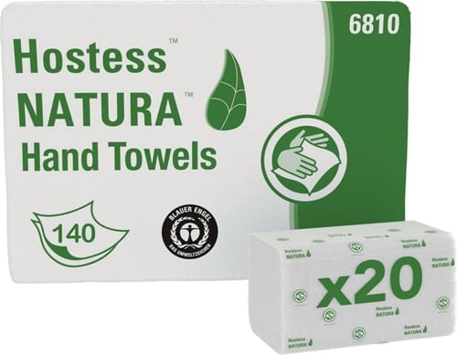 SCOTT Handtuch Hostess™ NATURA™ 6810 2-lag.weiß L.ca.330 mmxB.ca.250mm 20 Pk.x140 Tü.