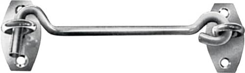 VORMANN Sturmhaken L.120mm STA blau verz.m.Ösenplatte z.Schr.VORMANN