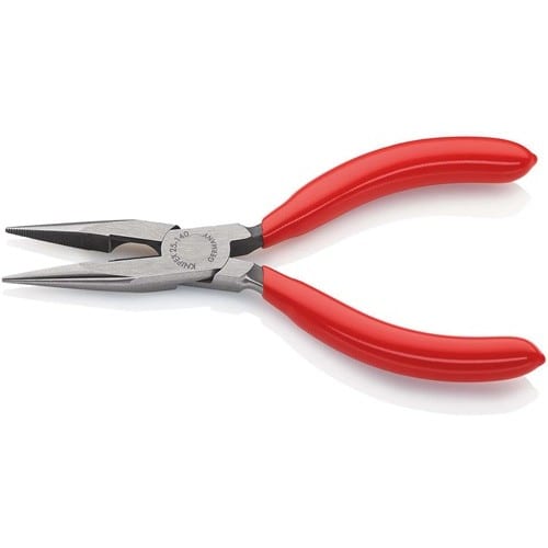 KNIPEX Flachrundzange L.140mm flach/rund ger.pol.Ku.-Überzug KNIPEX