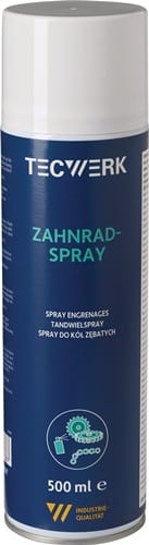 TECWERK Zahnradspray 500ml schwarz Spraydose TECWERK