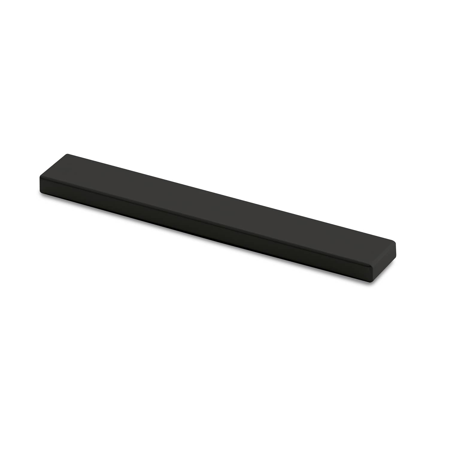 HETTICH Griffleiste Stabia, Bohrabstand 128 mm, L 140 mm, B 8 mm, H 20 mm, Schwarz matt, 9345442