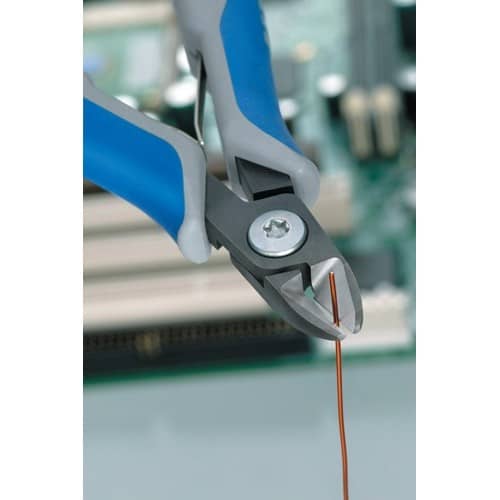 KNIPEX Präzisions-Elektronik-Seitenschneider L.125mm Facette ja,sehr kl.pol.KNIPEX