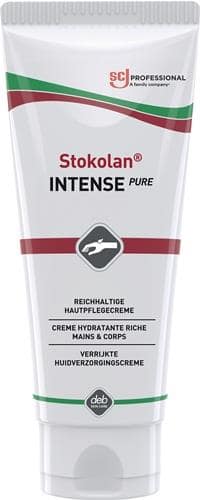 SC JOHNSON PROFESSIONAL Hautpflegecreme Stokolan® Intense PURE 100ml silikonfrei Tube