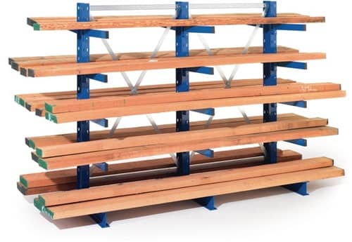 META Kragarmregal H2000xB1000xT500mm Anbauregal eins.Gesamt-Trgf.2340kg